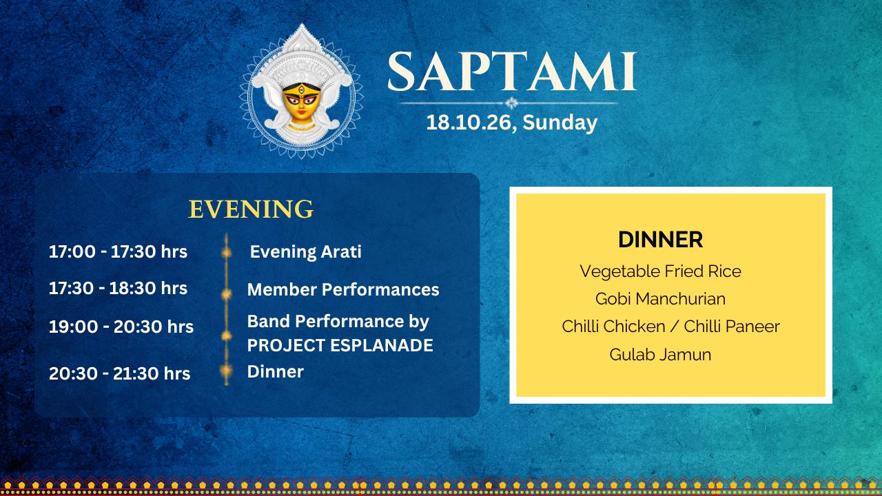 Saptami Evening banner